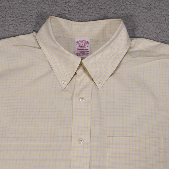 Brooks Brothers Shirt Mens 17 1/2 - 36 Traditional Fit Button Down Long Sleeve - Picture 1 of 15